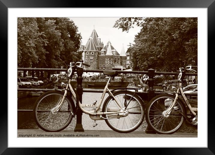 Amsterdam  Framed Mounted Print by Aidan Moran