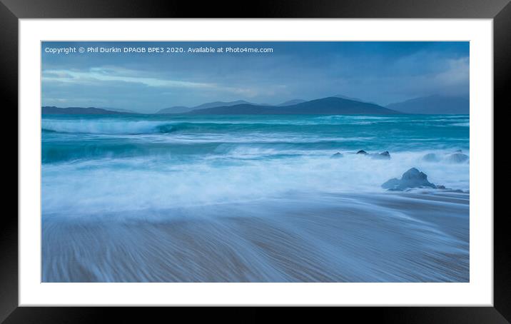 Harris & Lewis Outer Hebrides Framed Mounted Print by Phil Durkin DPAGB BPE4
