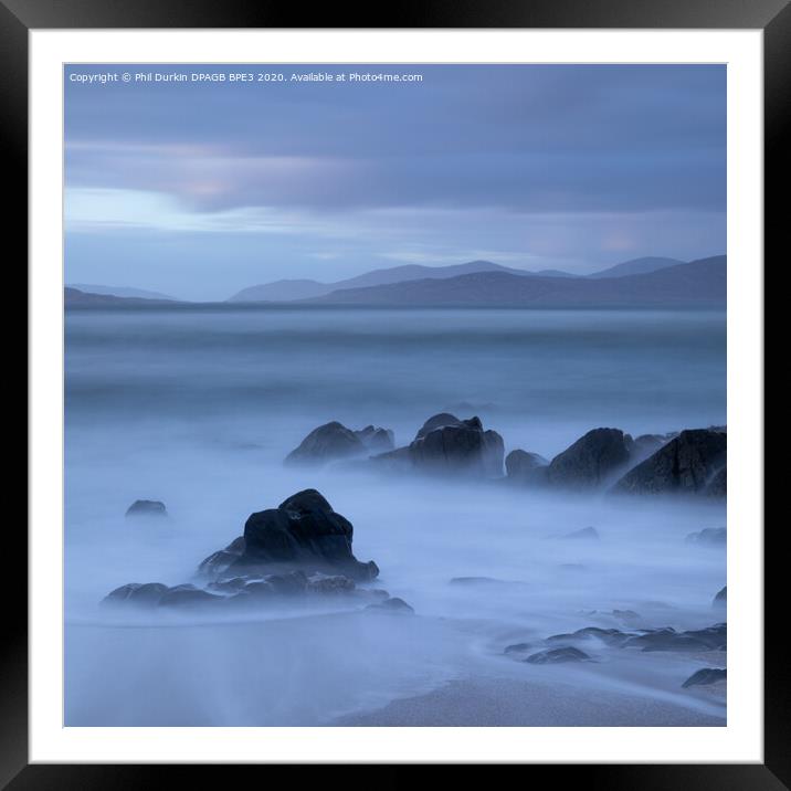 Outer Hebrides Seascape II Framed Mounted Print by Phil Durkin DPAGB BPE4