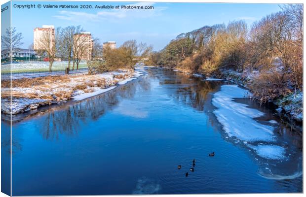 Winter in Irvine Canvas Print by Valerie Paterson