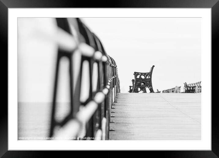 Saltburn Pier Framed Mounted Print by Jaxx Lawson