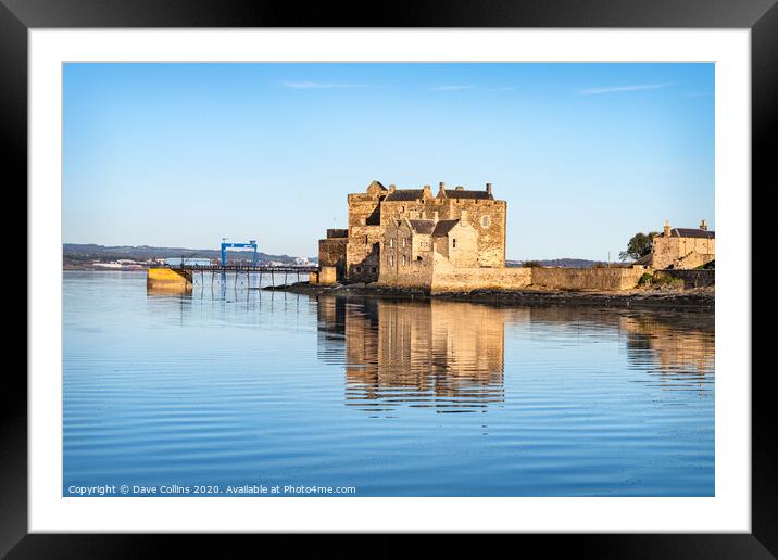 Blackness Castle, Firth of Forth, Scotland Framed Mounted Print by Dave Collins