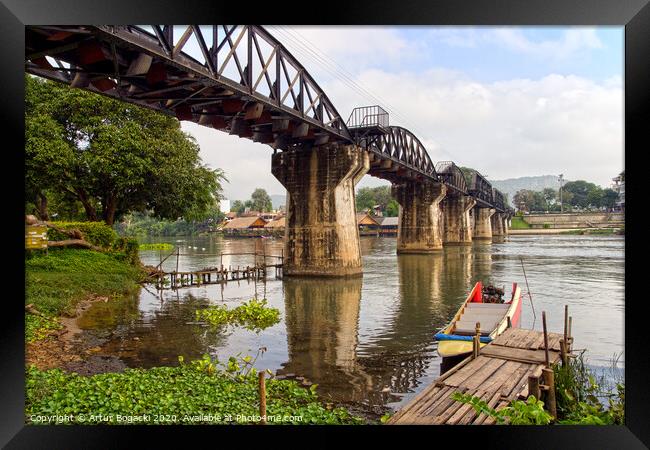 Bridge on the River Kwai Framed Print by Artur Bogacki