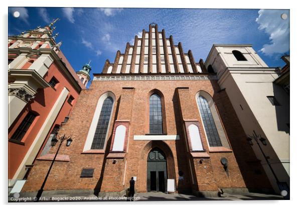 St. John Archcathedral in Warsaw Acrylic by Artur Bogacki