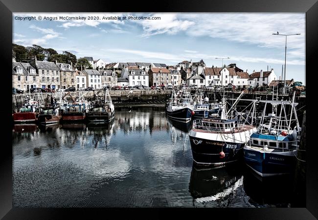 Pittenweem harbour Framed Print by Angus McComiskey