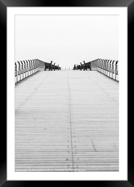Along the Pier Framed Mounted Print by Jaxx Lawson