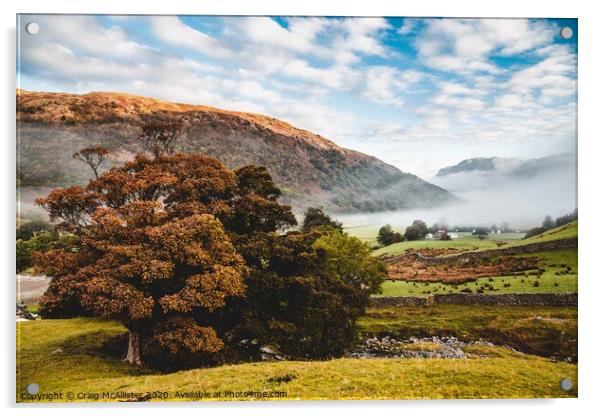 Lake District Cloud Inversion Acrylic by Craig McAllister