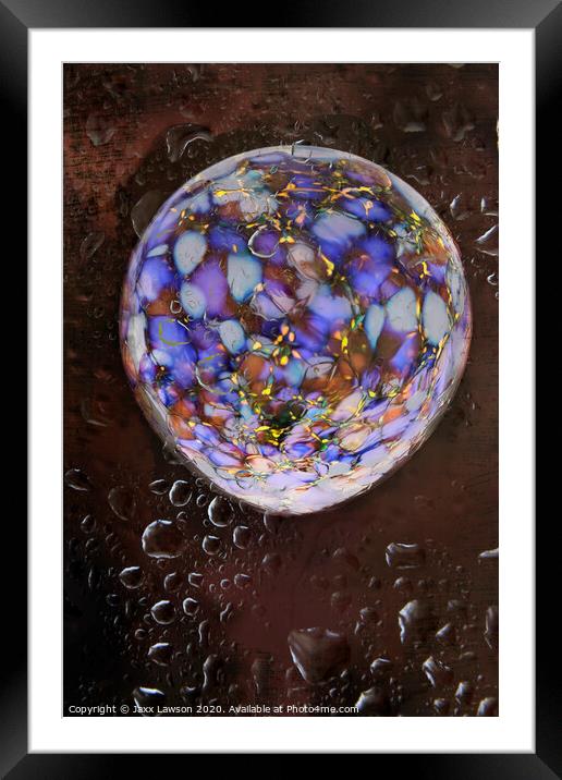 Kaleidoscopic bauble  Framed Mounted Print by Jaxx Lawson