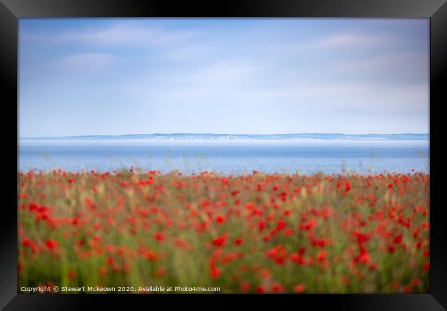 View across the Channel Framed Print by Stewart Mckeown