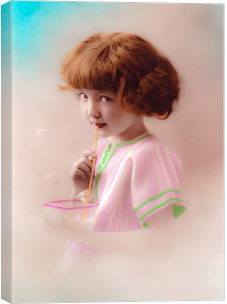 Enchanting Childhood Days Canvas Print by David Tyrer