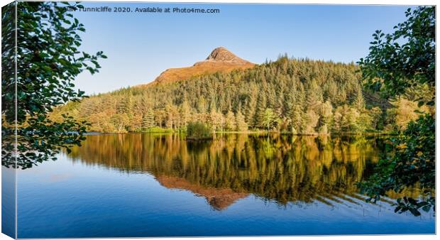 The pap of Glencoe Canvas Print by Alan Tunnicliffe