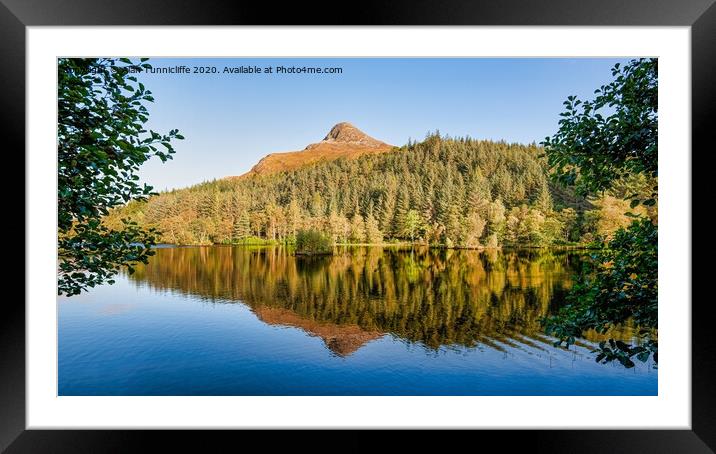 The pap of Glencoe Framed Mounted Print by Alan Tunnicliffe