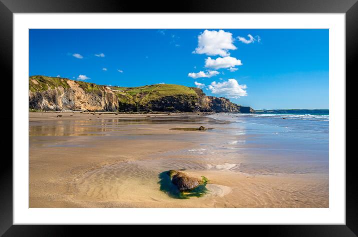 Druidstone Beach, Pembrokeshire, Wales. Framed Mounted Print by Colin Allen