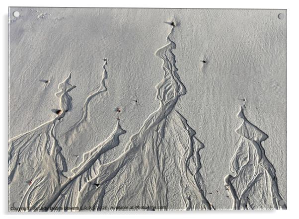 Sand Peaks  Acrylic by Lady Debra Bowers L.R.P.S