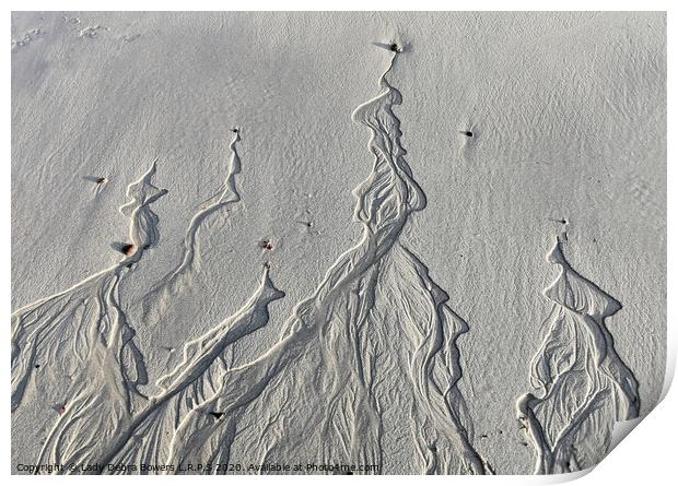 Sand Peaks  Print by Lady Debra Bowers L.R.P.S