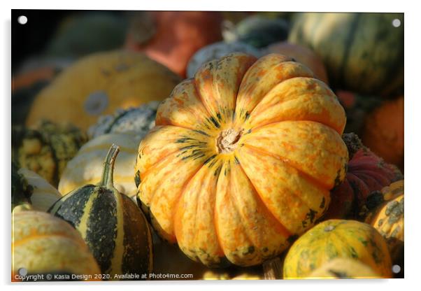 Autumn Harvest Spread Acrylic by Kasia Design