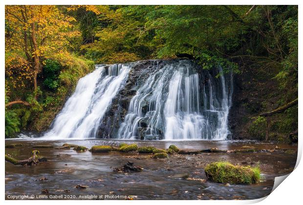 Kildale Falls / Old Meggison Waterfall Print by Lewis Gabell
