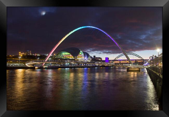 Newcastle Quayside Framed Print by Northeast Images