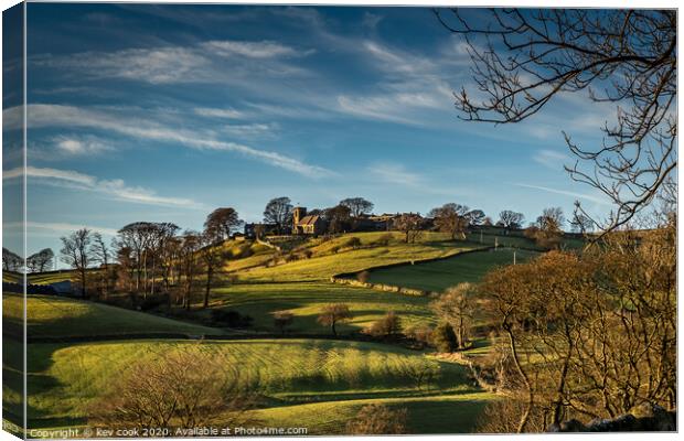 Autumn at middlesmoor Canvas Print by kevin cook