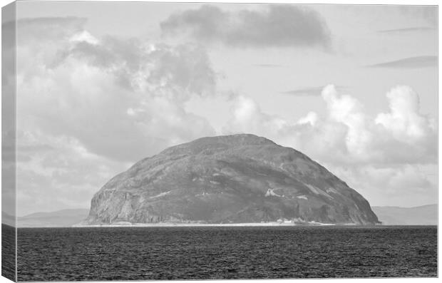 The Rock, Ailsa Craig Canvas Print by Allan Durward Photography