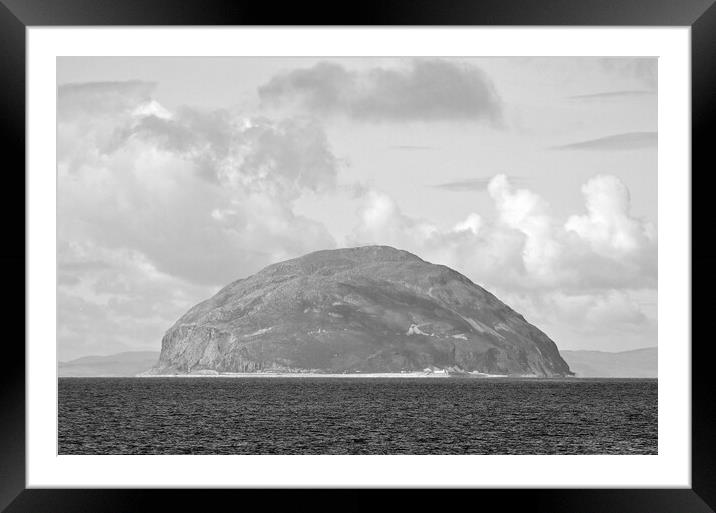 The Rock, Ailsa Craig Framed Mounted Print by Allan Durward Photography