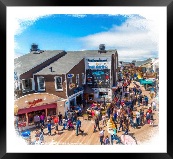 The Hook at Pier 39 Framed Mounted Print by Darryl Brooks