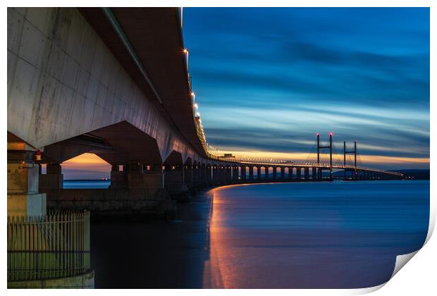 Second Severn Crossing   Print by Dean Merry