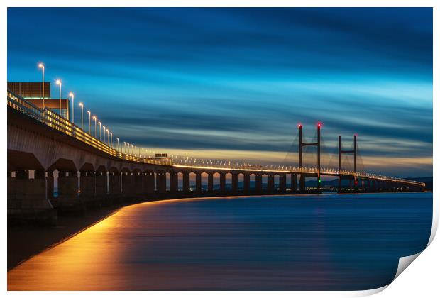 Second Severn Crossing   Print by Dean Merry
