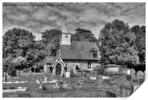 St Laurence Church Print by Chris Day