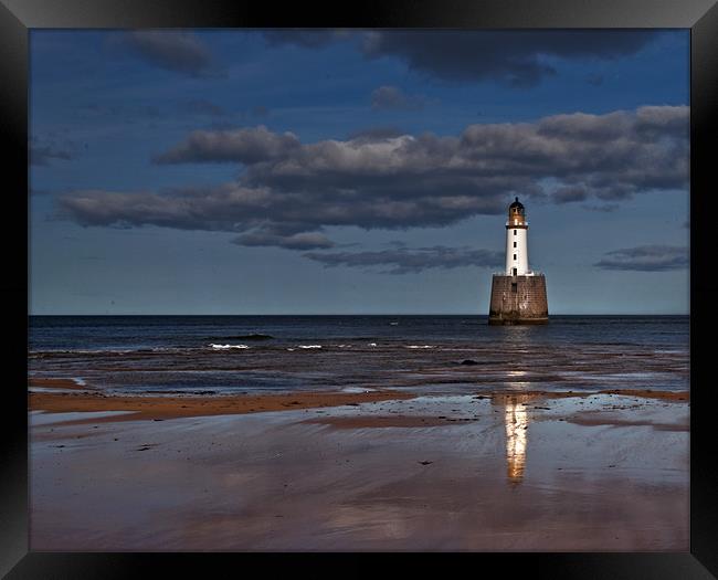 Rattray Head Lighthouse Framed Print by alan bain