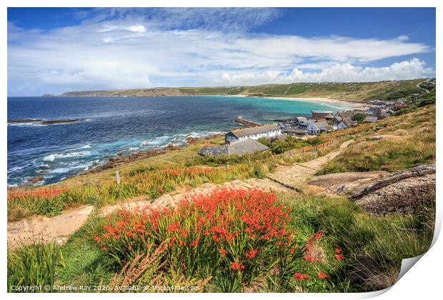 Sennen Cove Print by Andrew Ray