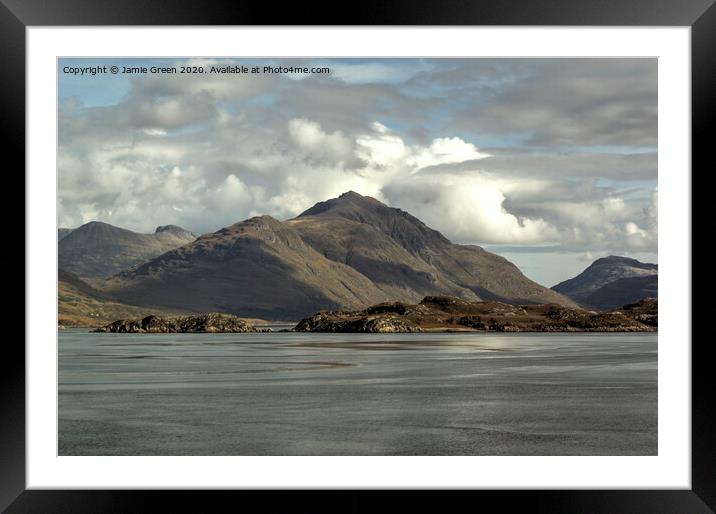 Liathach Framed Mounted Print by Jamie Green
