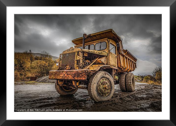 Old Truck Framed Mounted Print by Ray Pritchard