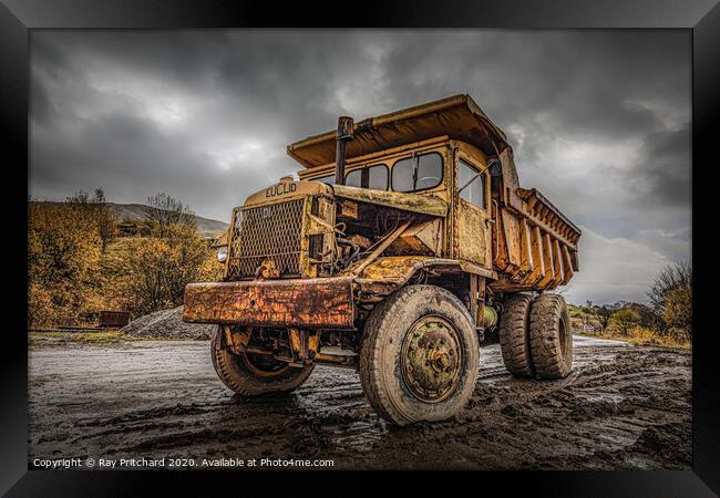 Old Truck Framed Print by Ray Pritchard
