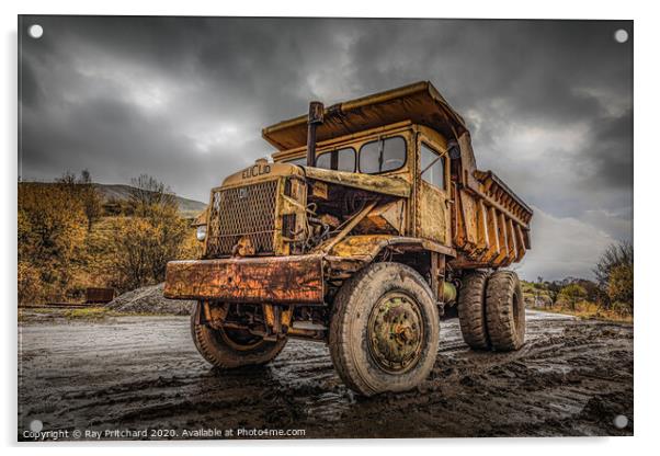 Old Truck Acrylic by Ray Pritchard