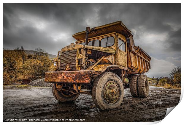 Old Truck Print by Ray Pritchard