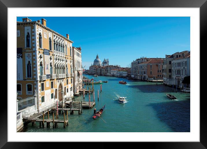 Grand Canal, Venice Framed Mounted Print by Colin Allen
