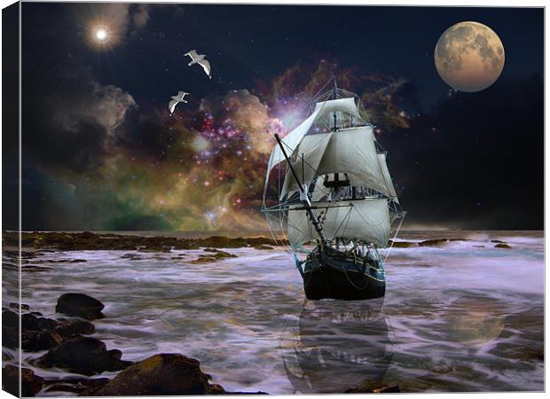 Her Guiding Star Canvas Print by Susie Hawkins