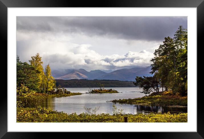 Loch Lochy Inlet Framed Mounted Print by Martin Davis
