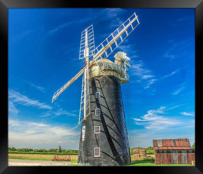 Windmill  Framed Print by Ian Stone
