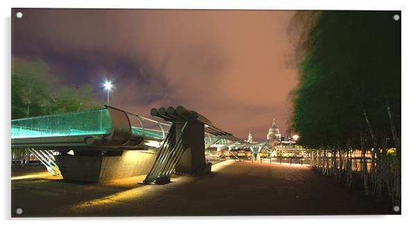 Bridge End Acrylic by peter tachauer