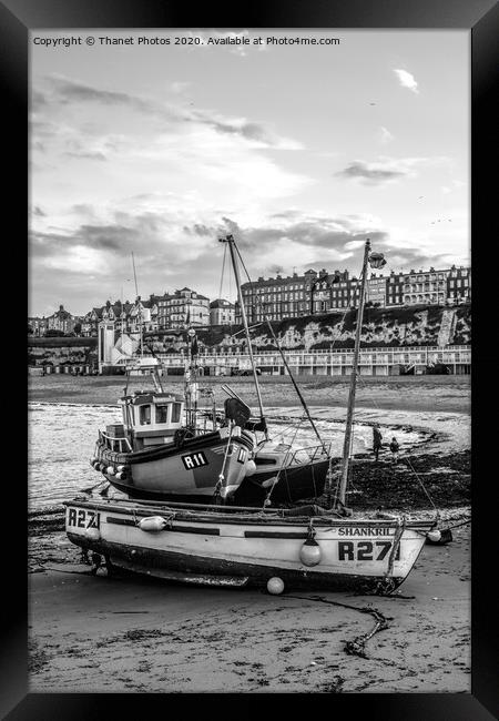 Broadstairs in mono Framed Print by Thanet Photos