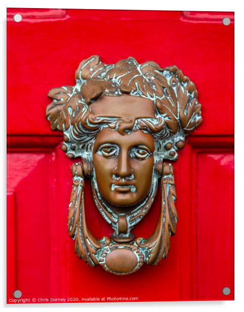 Vintage Door Knocker Acrylic by Chris Dorney