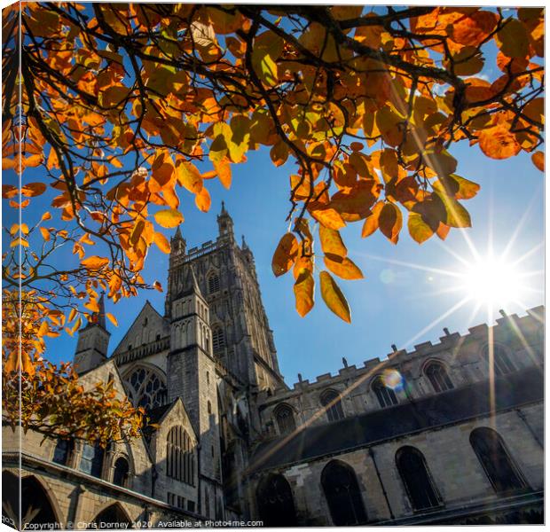 Gloucester Cathedral in the UK Canvas Print by Chris Dorney