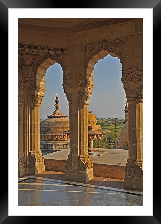 Arches & domes Framed Mounted Print by lyn baker