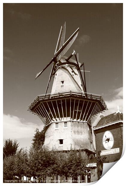 Amsterdam Windmill Print by Aidan Moran