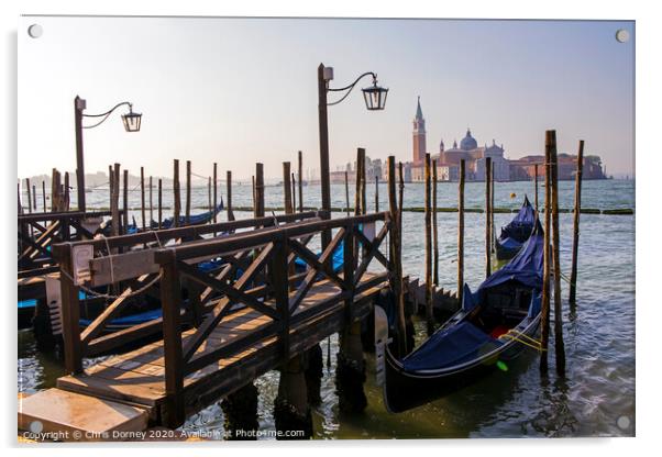 Venice in Italy Acrylic by Chris Dorney