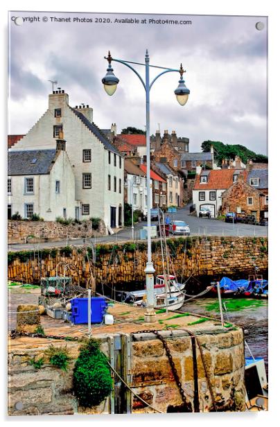 Crail Harbour Acrylic by Thanet Photos