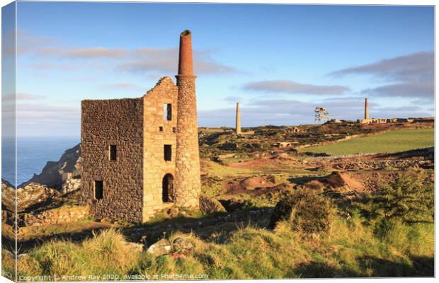 Wheal Owles Canvas Print by Andrew Ray