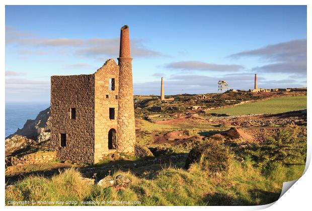 Wheal Owles Print by Andrew Ray
